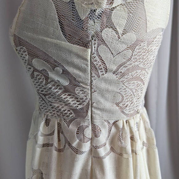 Plenty by Tracy Reese Short Sleeve Lace Fit and Flare Dress Size 0 - Picture 11 of 16